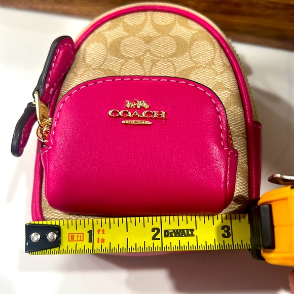 💕COACH Mini Backpack Charm.. - Picture 6 of 10